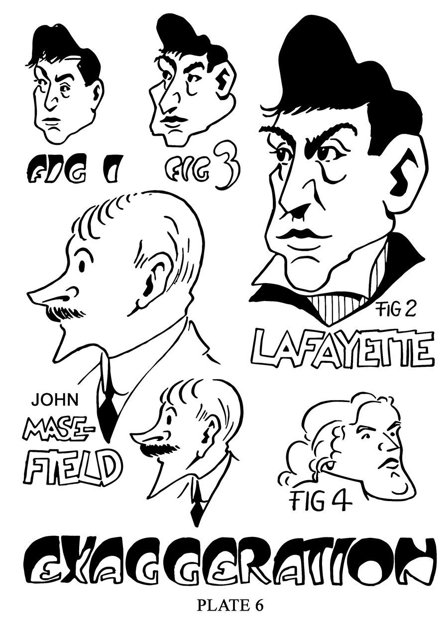 How to Draw Caricatures - Plate 6